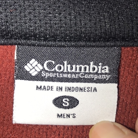 Columbia Warm Brown Pullover Jacket Size Small​​ - Picture 8 of 8